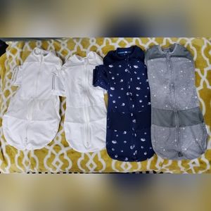 Happiest Baby Snoo sleep sacks  /set of 4 in Size" S and M"